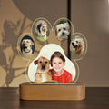 Night Light with Pet Paw Print Design